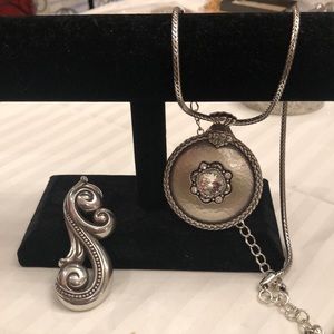 Brighton necklace and Brighton Pin